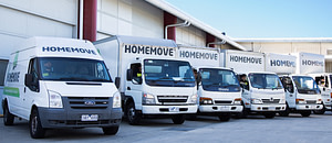 image showing melbourne movers, trucks and vans at homemove
