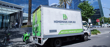 image showing melbourne removalists carrying our a removal in the cbd