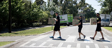 image showing melbourne removalists in the suburbs carrying out a move